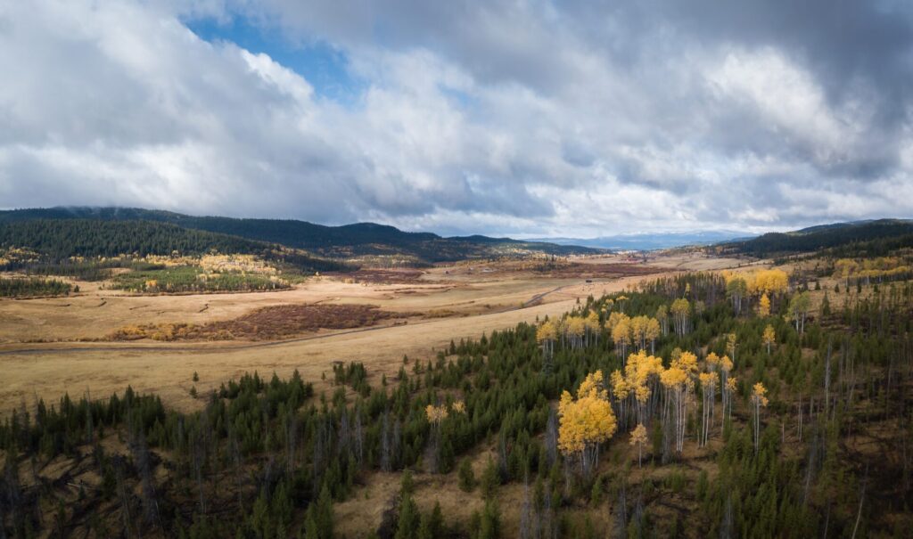 Scenic Landscape Aerial Picture